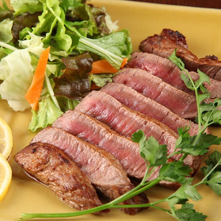 人気和牛のステーキ